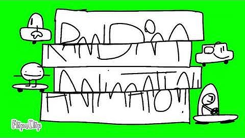 Random animation (Spongebob intro) (Green screen)