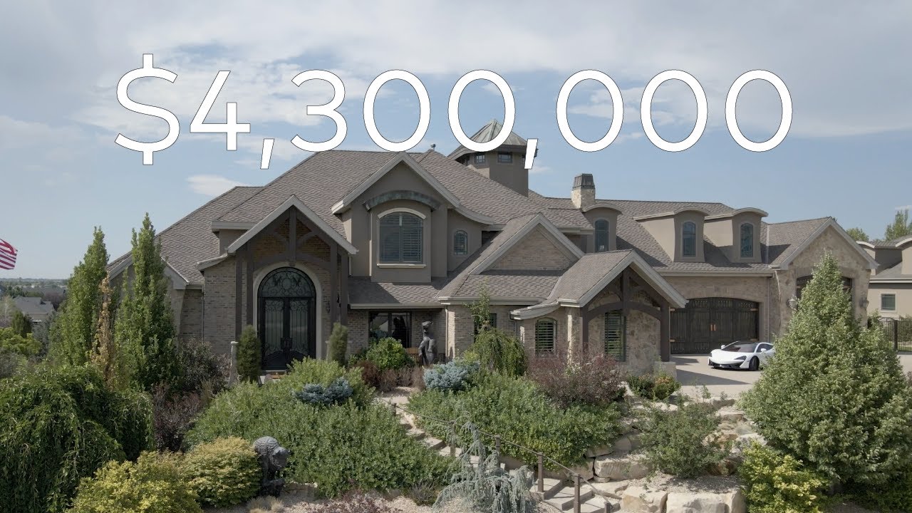 Touring a $4,300,000  20 Car Garage Mansion In Utah