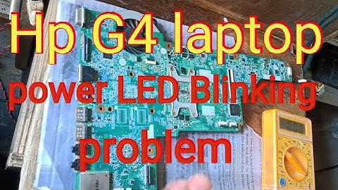 Hp g4 laptop dead solution power led blinking (Akhilesh yadav ji laptop)