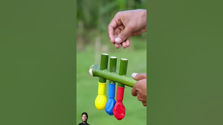 DIY Bamboo Creations With Three colour  Balloon #bamboo #bambooart