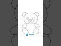 How to Draw a Bear in 18 Seconds | Easy Step-by-Step