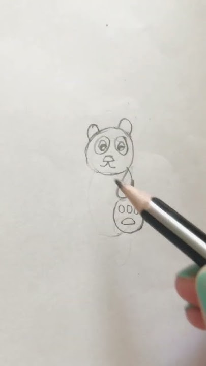 Як легко і гарно намалювати пандочку? How easy and beautiful to draw a ...