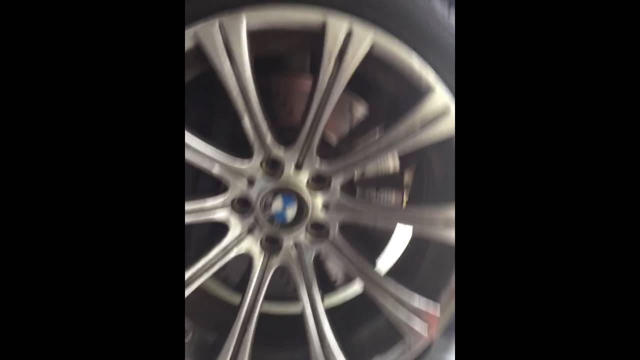 Removing wheels off a bmw
