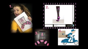 BUY THE WHY - Blue Heel Custom Socks