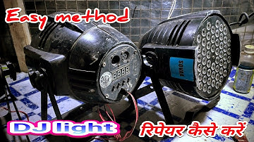 DJ Par light not working ! Solution || repair Dj par lights