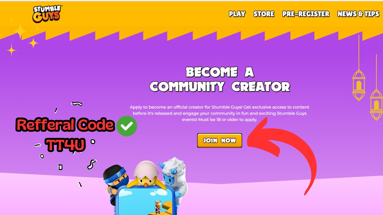 What is the Creator Code? — Stumble Guys Help Center