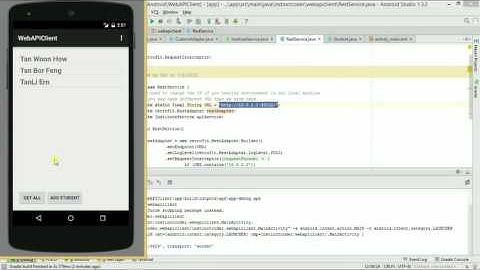 How To Debug ASP.Net Web From Android Studio With Retrofit?