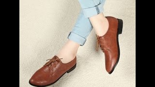 Туфли Женские на Низком Каблуке - купить - 2018 / Women's shoes with low heels - buy видео