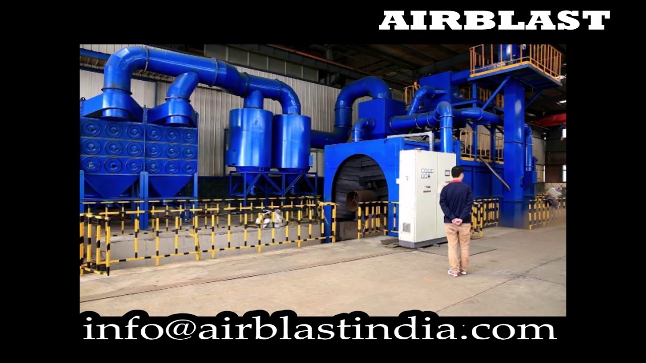 Airblast - External pipe blasting machine