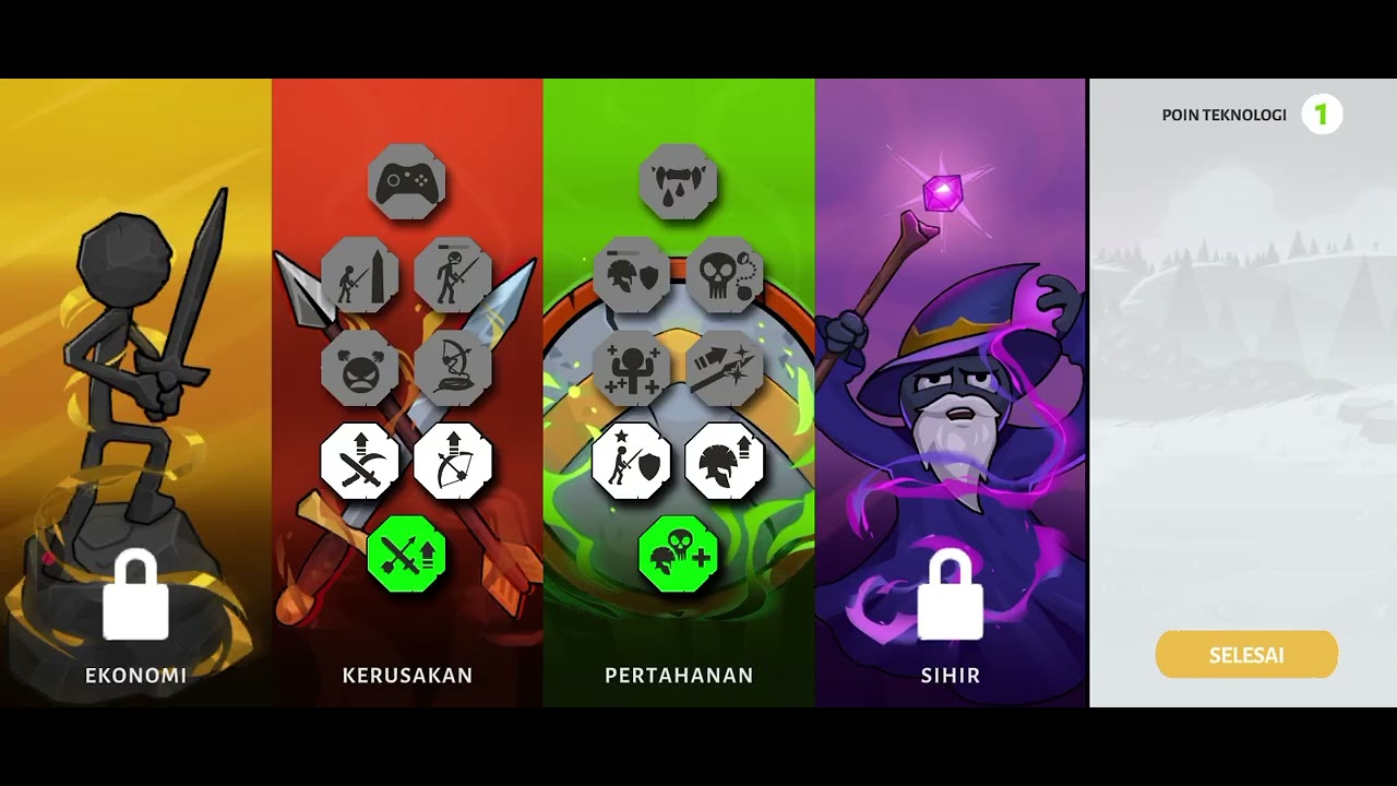 Stick war saga campaign mode part 5 | emang swordwrath paling gg