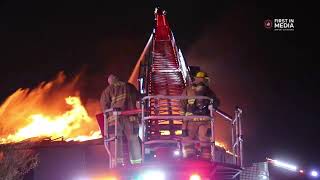 2 Hurt, 20 Displaced After 2 Alarm Fire Engulfs Northeast Dallas Apartments