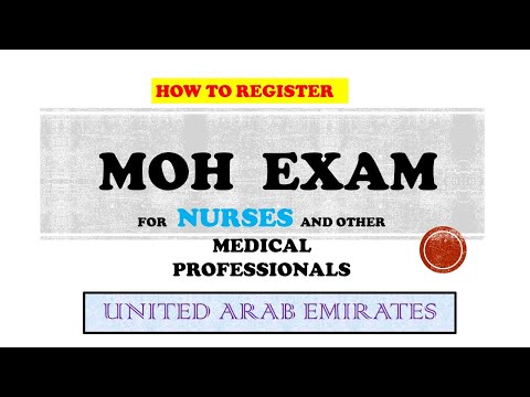 How to Register for MOH Exam in U.A.E.