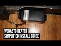 VAN BUILD | WEBASTO HEATER INSTALL| A SIMPLE BREAKDOWN