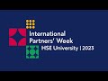 International Partners&#39; Week HSE University | 2023