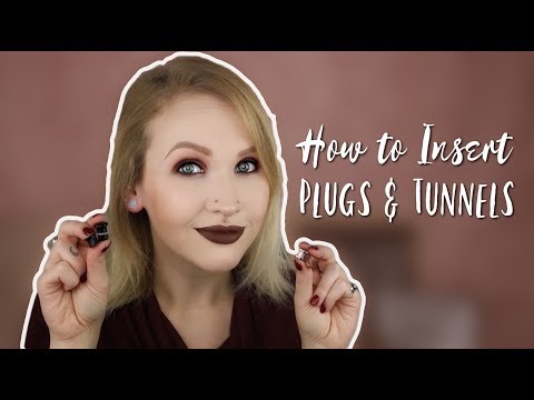 How to Insert PLUGS and TUNNELS