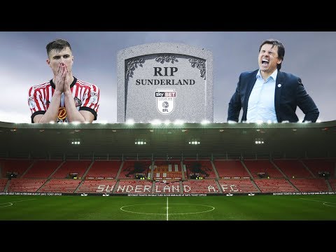 SUNDERLAND RELEGATED TO LEAGUE ONE!!!