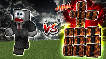 THỬ THÁCH ĐẬP 1000 LUCKY BLOCK XUI XẺO TRONG MCPE | Thử Thách SlenderMan