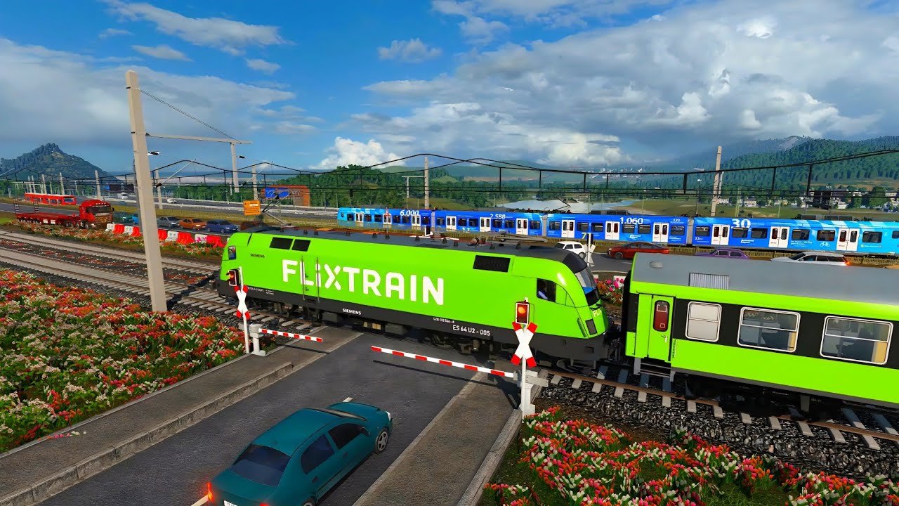 Transport Fever 2: Der Bahnübergang Teil 856