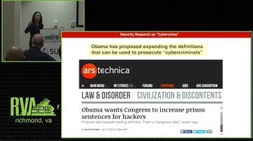 RV4sec: Elissa Shevinsky -  The Changing Legal Landscape for InfoSec: What You Need to Know