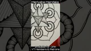 Merkaba Mandala - Sacred Geometry - #shorts Merkaba Mandala - Sacred Geometry - #shorts