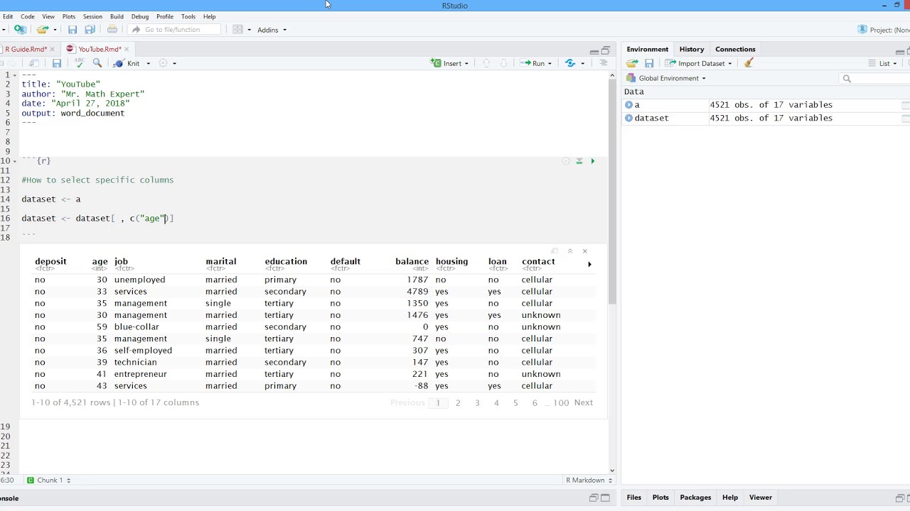 How To Select Specific Columns In R. [Hd]