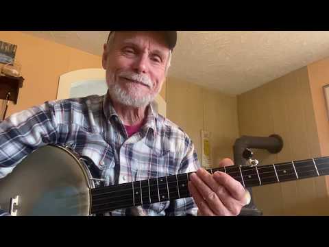 Carl Jones demonstrates 3 chords in D tuning banjo--D,G, and A for AJAM banjo class.