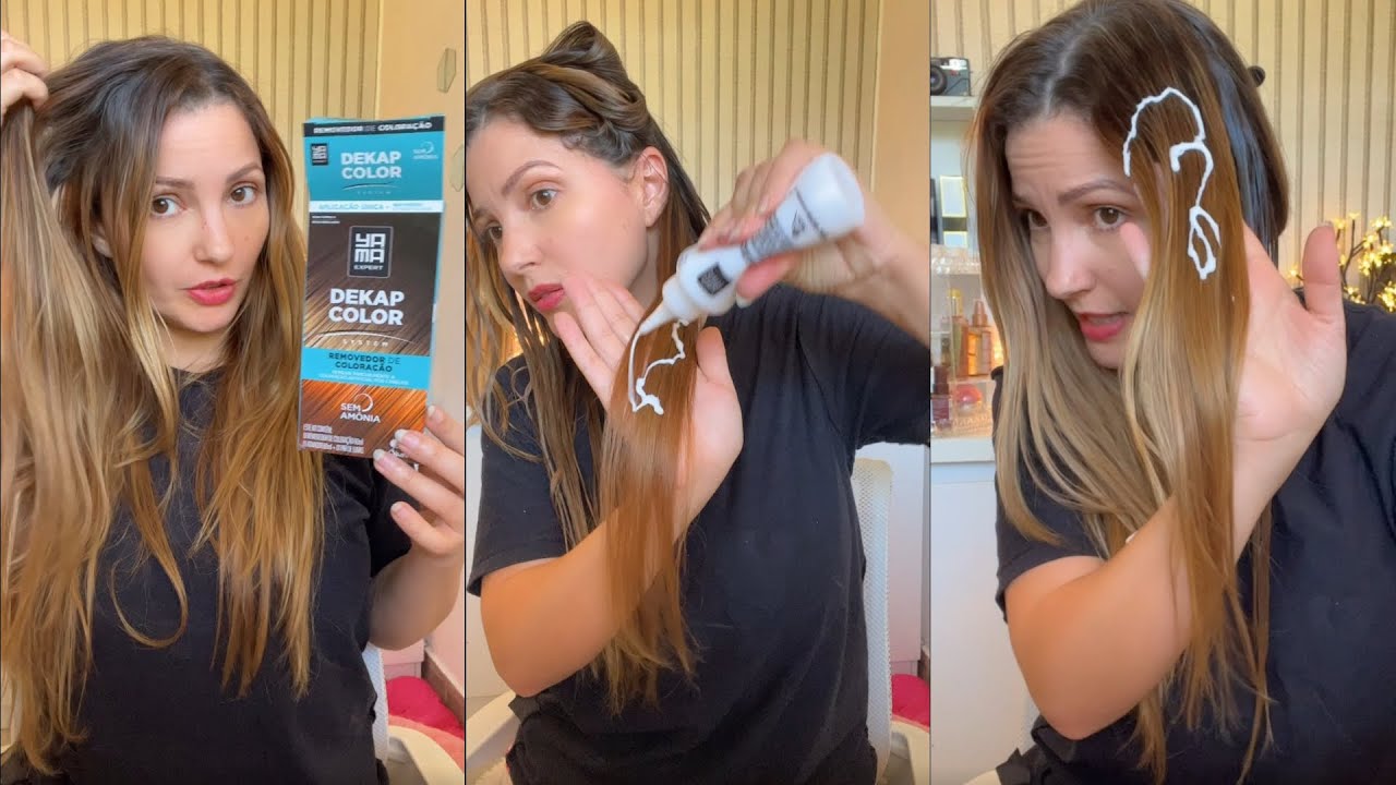 REMOVENDO A COLORAÇÃO {Dekapcolor} 