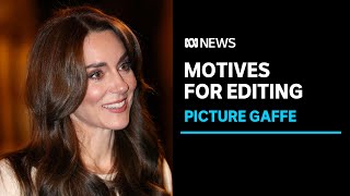 Why did Kate Middleton alter the royal family picture? | ABC News
