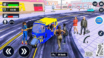 Tuk Tuk Rickshaw ✅Impossible Stunts  |Android gameplay