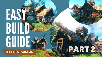 Valheim : Build Guide | Simple & cool Viking house : interior ( Small house tutorial ) Part 2/2