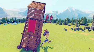 Archer Tower vs Every faction #2 - TABS MODS GAMEPLAY Stalingrad 5 Mod Gameplay