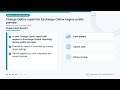 MC1301802 - Change Optics report for Exchange Online begins public preview