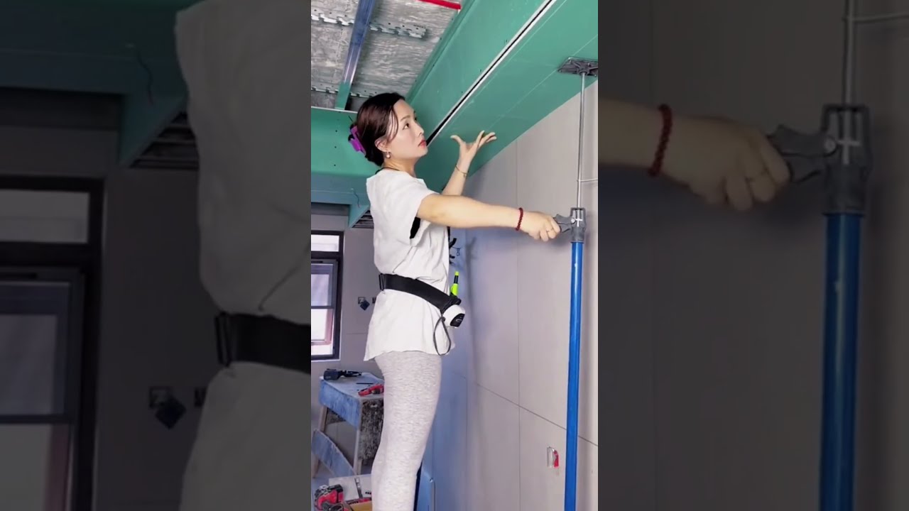 This Woman Installed The Ceiling Of House Alone Shorts
