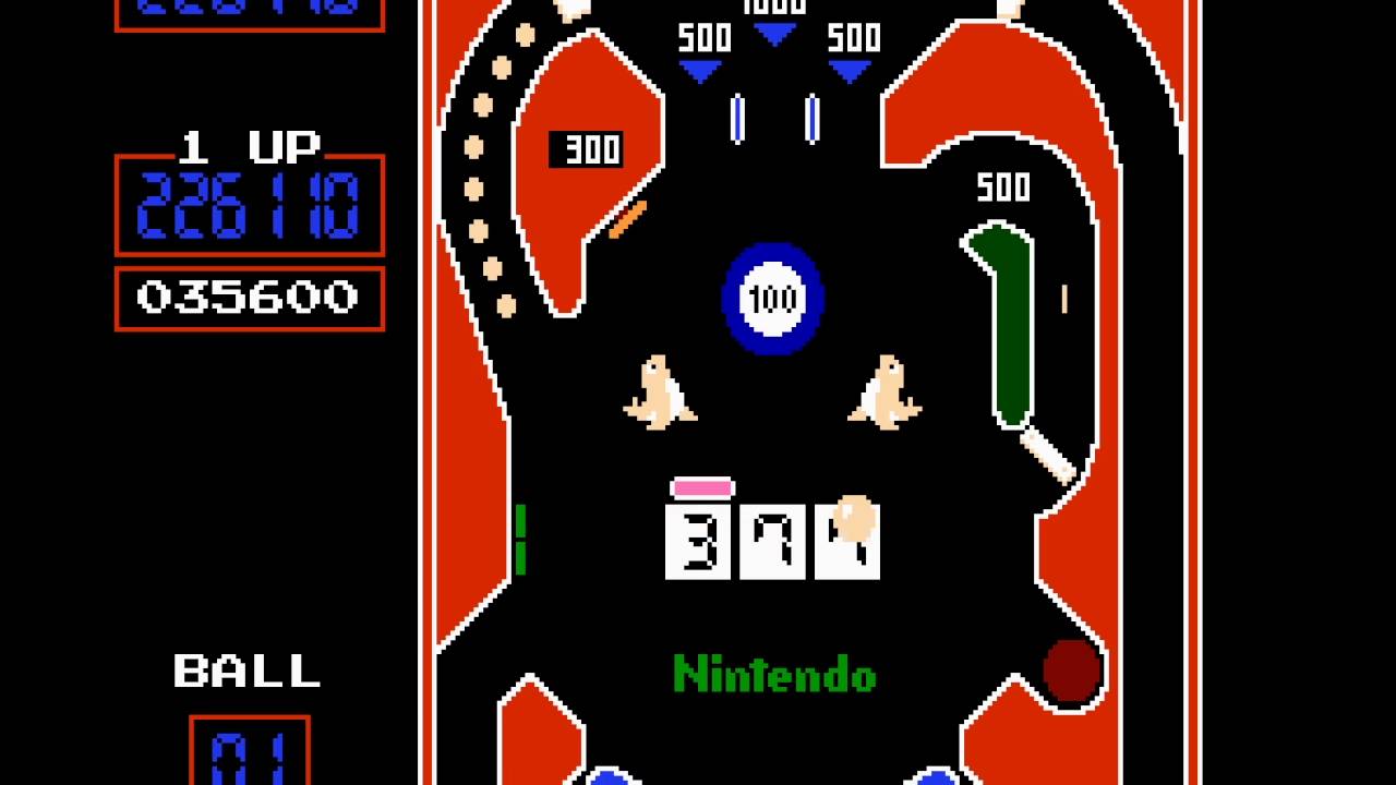 NES Game Vs. Pinball (1984 Nintendo) YouTube