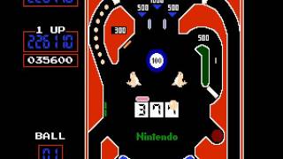 NES Game: Vs. Pinball (1984 Nintendo)