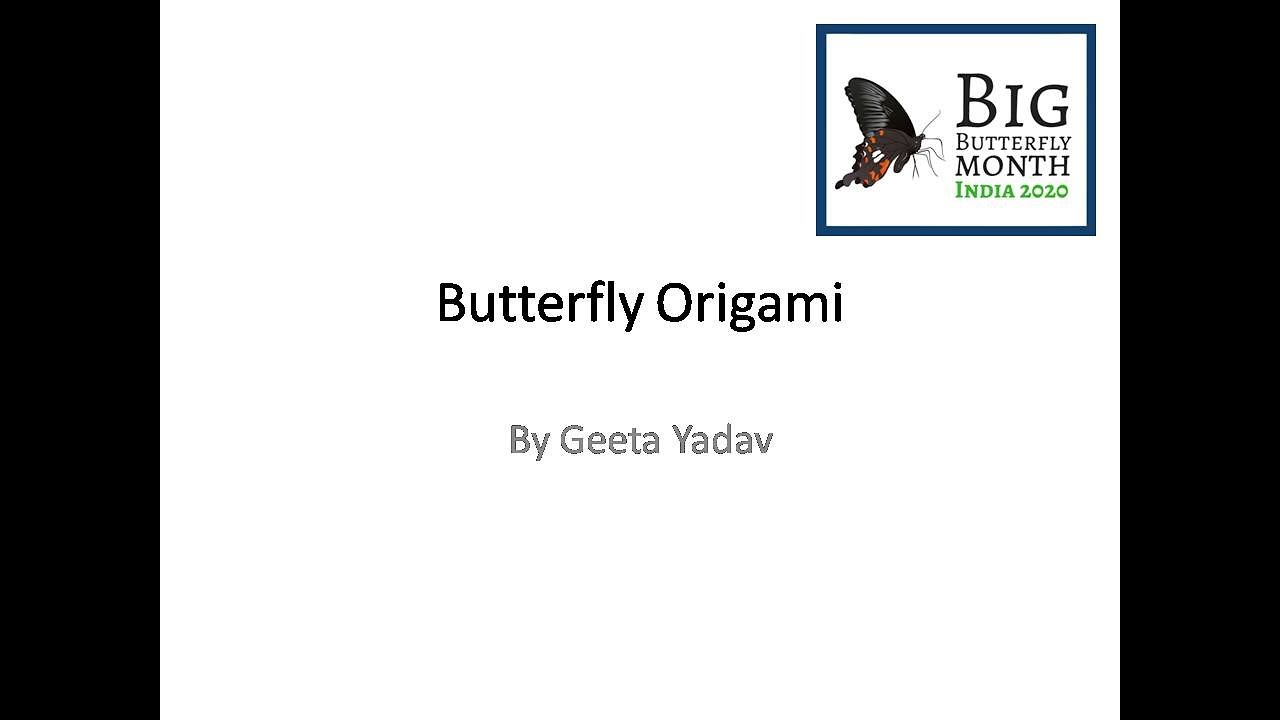 Big Butterfly Month: Butterfly Origami