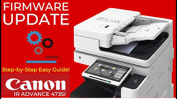 Update Firmware for Canon IR Advance 4735i Copier | Easy Tutorial