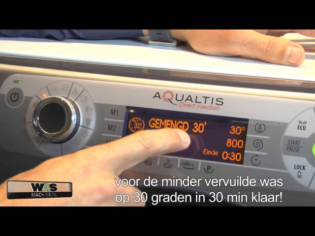 Hotpoint D (EU) demo Hotpoint wasmachine 1600 toeren en koolborstelloze motor - YouTube