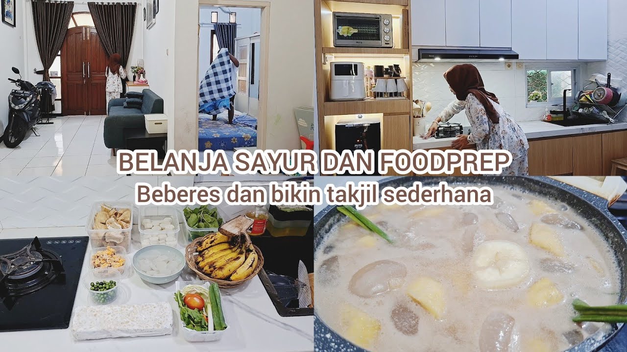 #ramadanvlog kegiatan di rumah minimalis | Belanja dan food preparation | Bikin menu buka puasa