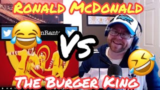 Ronald McDonald vs The Burger King. Epic Rap Battles of History (Reaction)