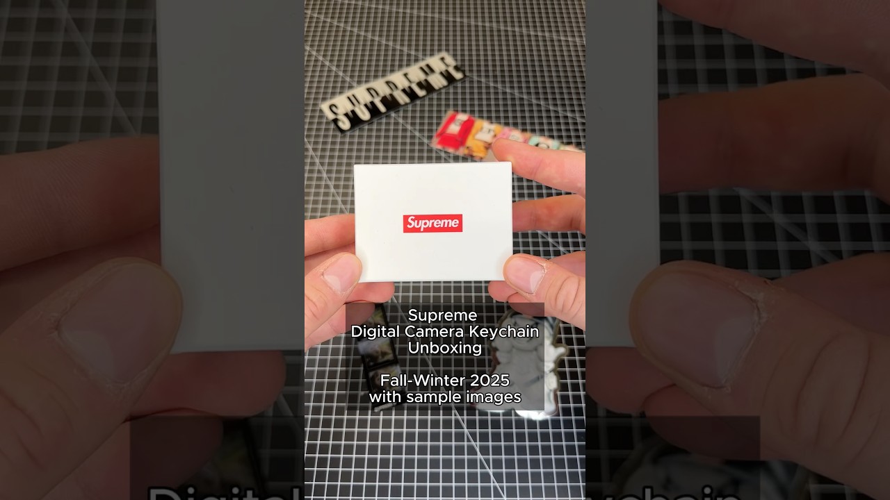 ? Supreme Digital Camera Keychain FW25 2025 unboxing + sample 