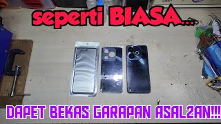 REPAIR / mengganti kaca LCD &amp; backdorr INFINIX SMART 8 PRO