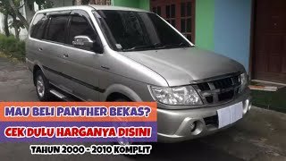 Daftar Harga Mobil Bekas Isuzu Panther Tahun 2000 Sampai 2010 - Second Murah mulai dari 60 Jutaan