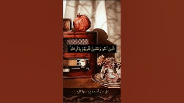 علي جابر | آيه ٢٨ مِن سورة الرعد