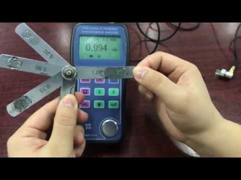 How to use and calibrate Ultrasonic Thickness Gauge TIME2170? - YouTube