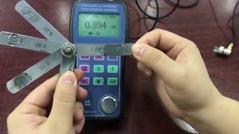 How to use and calibrate Ultrasonic Thickness Gauge TIME2170?