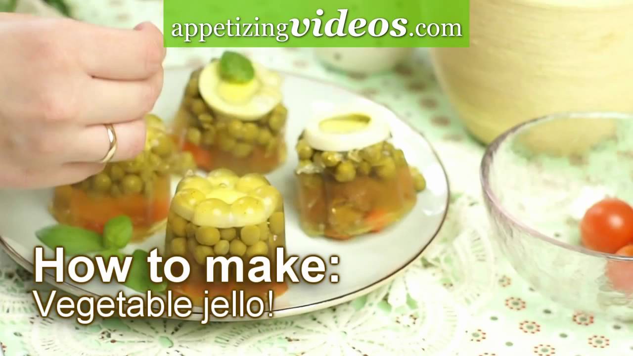 How to prepare vegetable jello YouTube