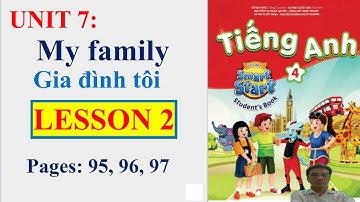 Tiếng Anh 4,  smart start, Unit 7 My family, Lesson 2, studentbook | Learn English with me