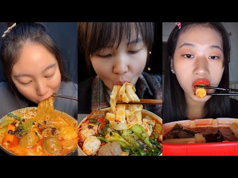 Chinese noodles eating show.중국 면먹방 모음.面 - YouTube