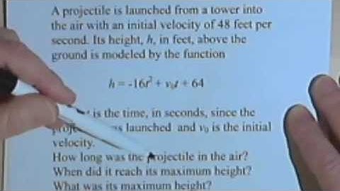 Quadratic Equation Word Problems, part 2 070-25b